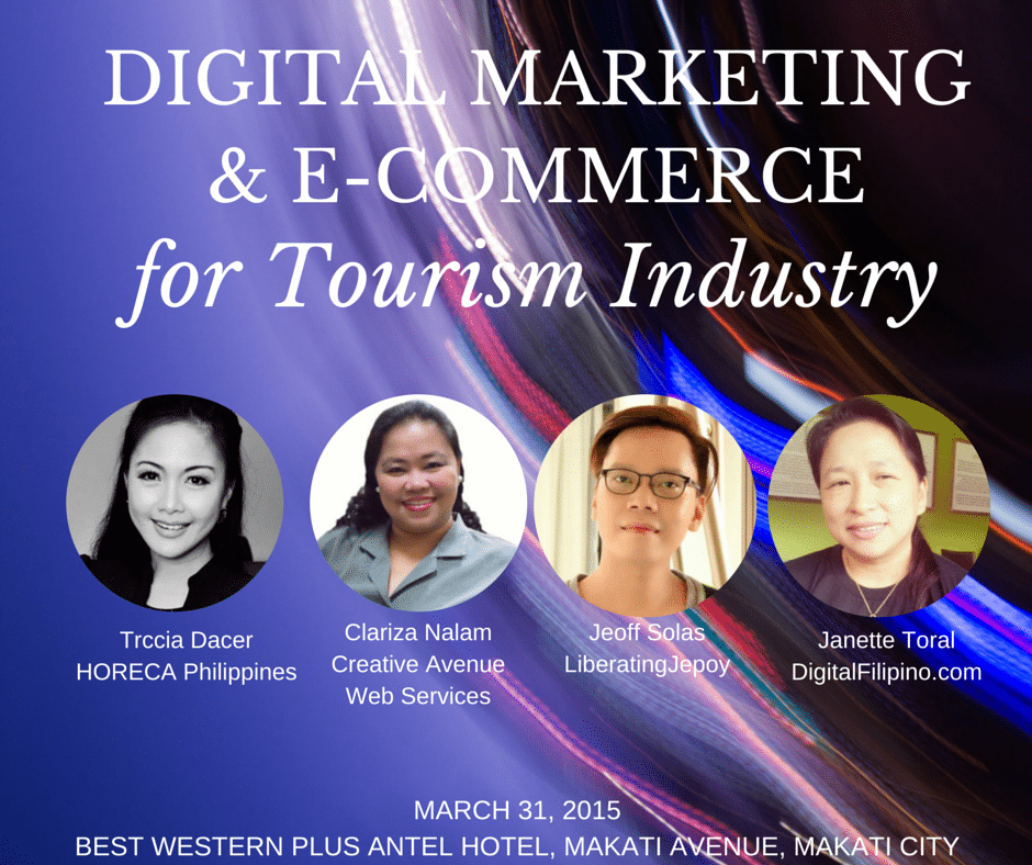 Digital Marketing & E-Commerce Boot Camp for the Tourism Industry (Manila)